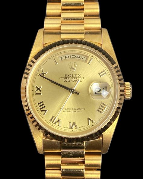 rolex day date 34 18k|rolex oyster day date price.